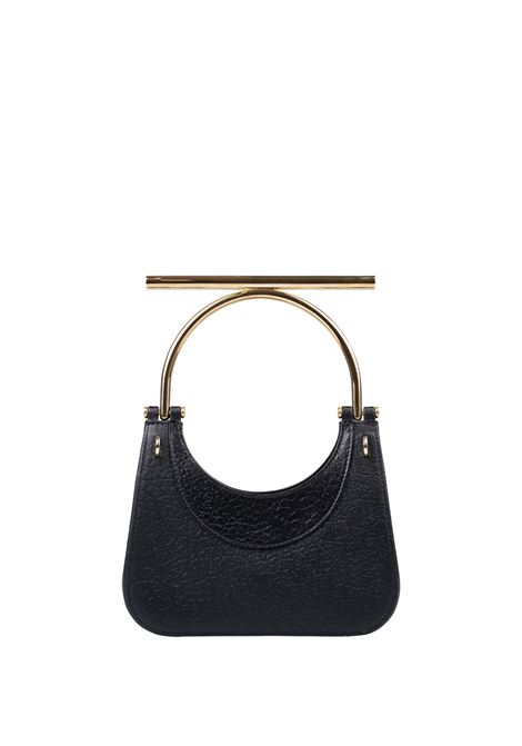 Borsa Mini Cross-Bar in Nero/Oro ALEXANDER MCQUEEN | 803525-1VDBG1000